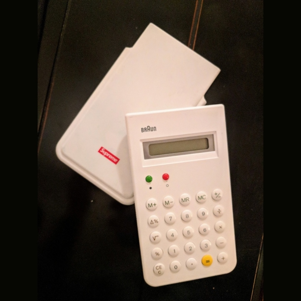 Supreme x Braun Collaboration Calculator - ET66